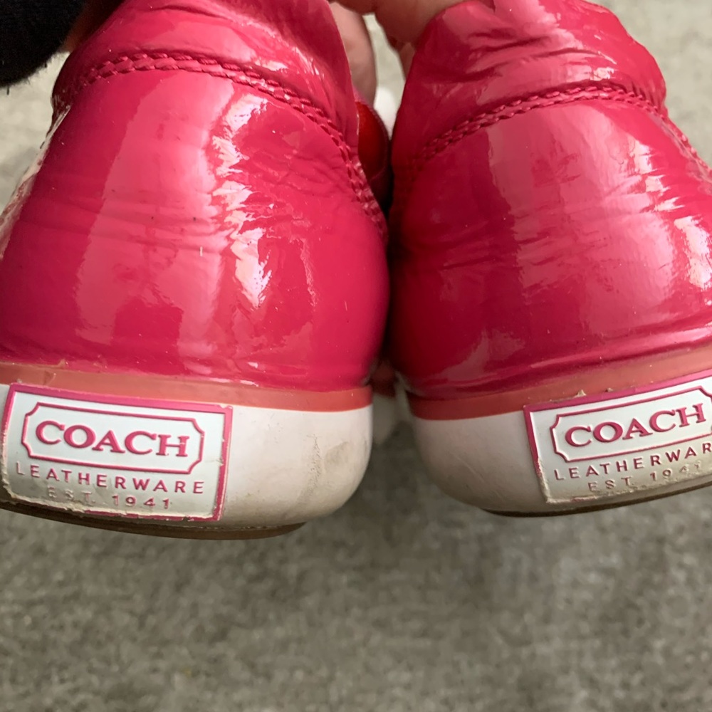 pink coach shoes - Picture 3 of 4